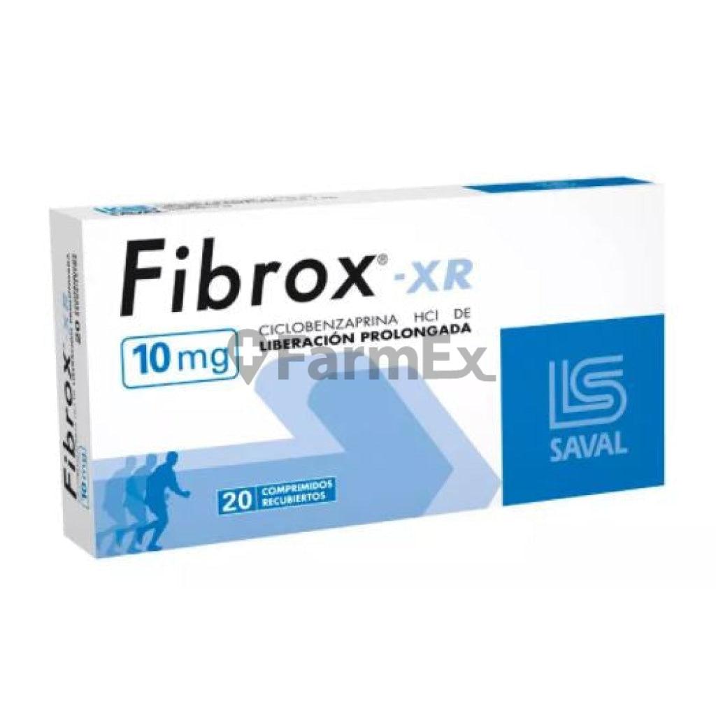 Fibrox XR 10 mg x 20 comprimidos SAVAL